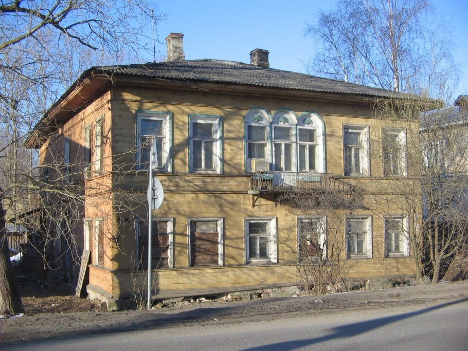 Стена дома хрущевки