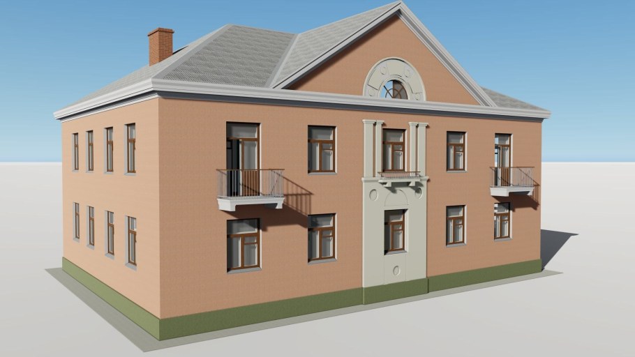 Двухэтажные деревянные дома старые