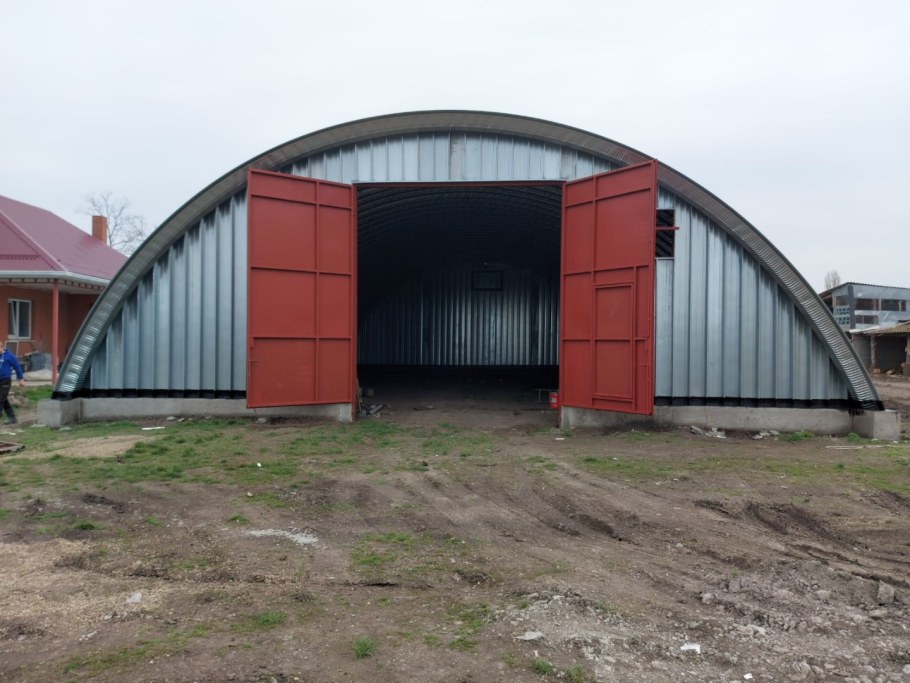 Ворота для арочного Ангара