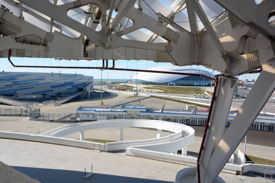 Стадион Фишт BIM модель