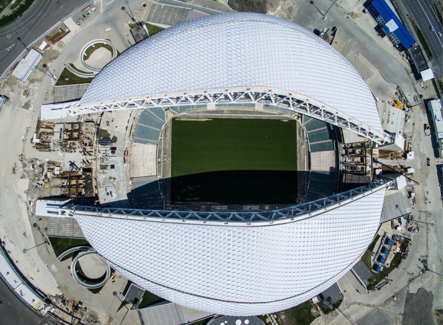 Стадион Фишт вид сверху