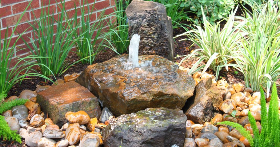Фонтан из камней своими руками