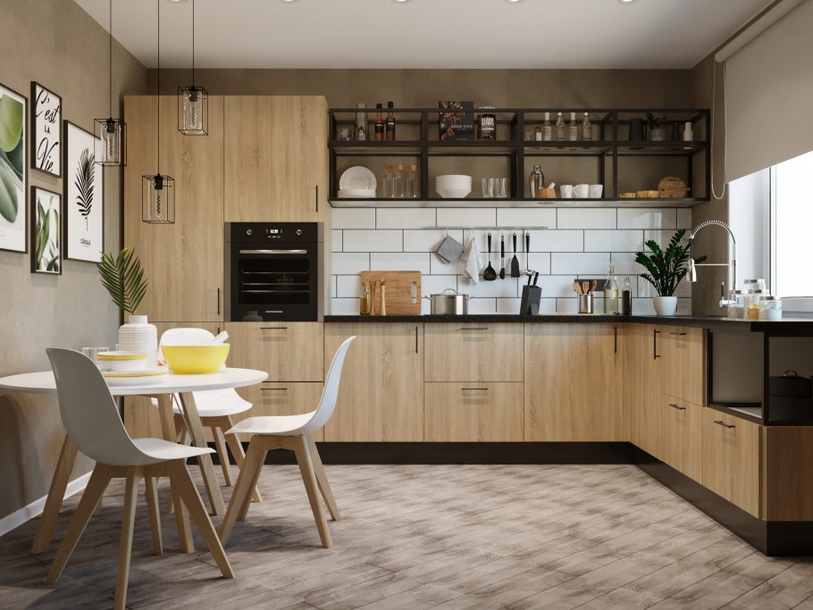 Кухня Лиза 1 МДФ 2.0М Сандал/белый