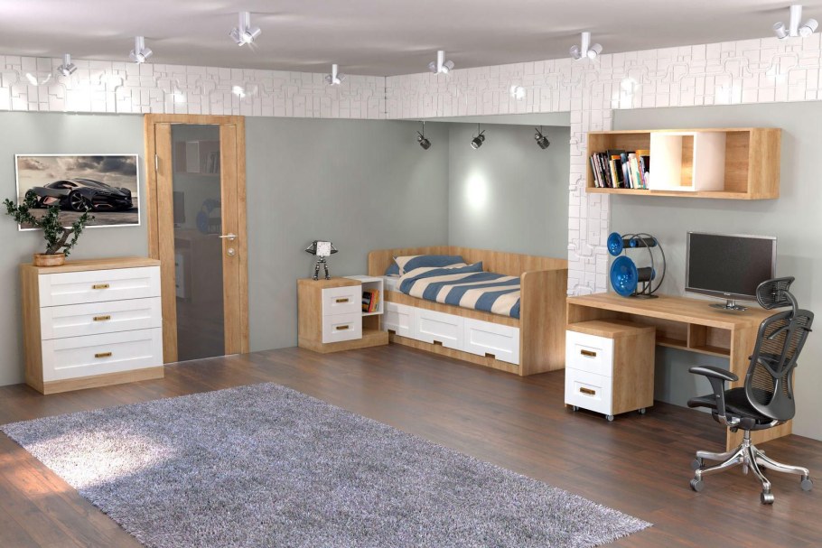 Мебель для спальни подростка