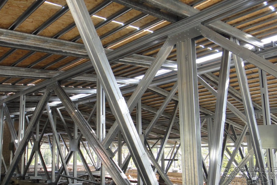 Металлодеревянные балки перекрытия