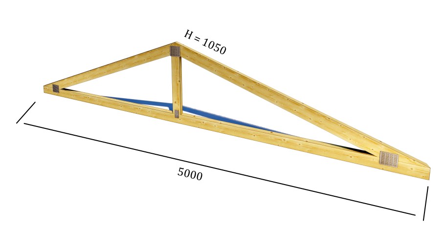 Стропильные фермы на МЗП