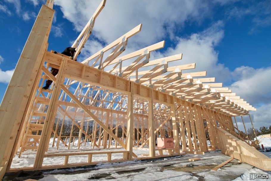 Перевозка стропильных ферм