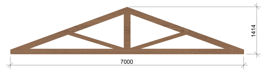 Фермы перекрытия из дерева