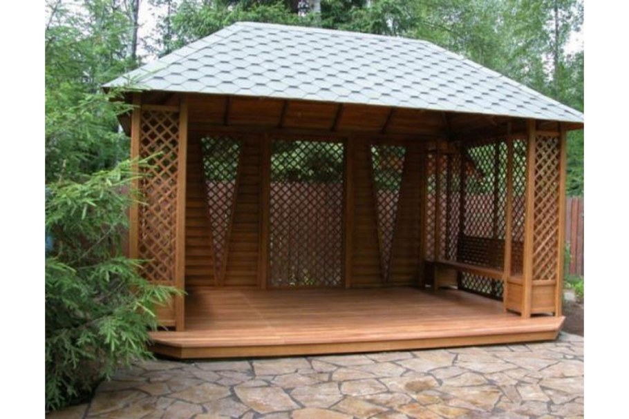 Деревянные беседки