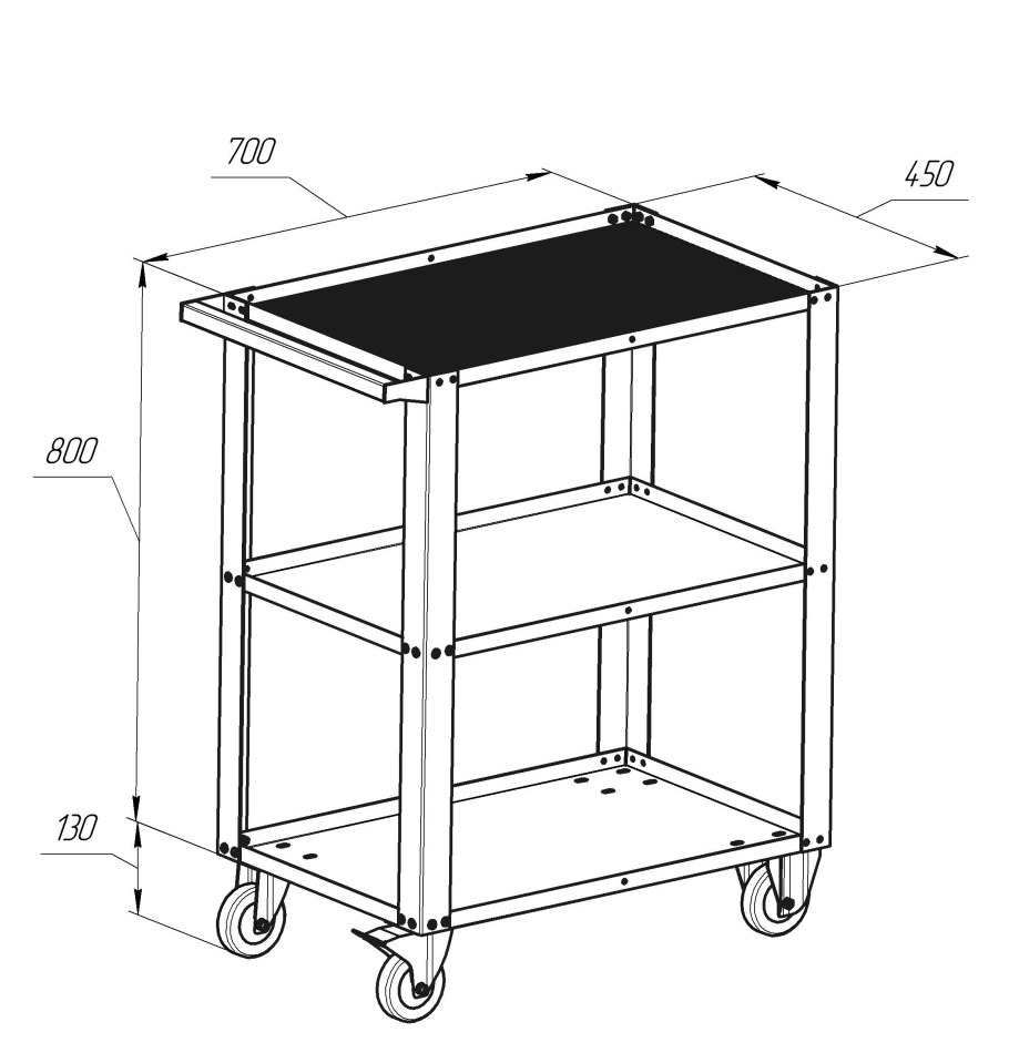 Тележка для инструментов КТРУ 31.09.11.
