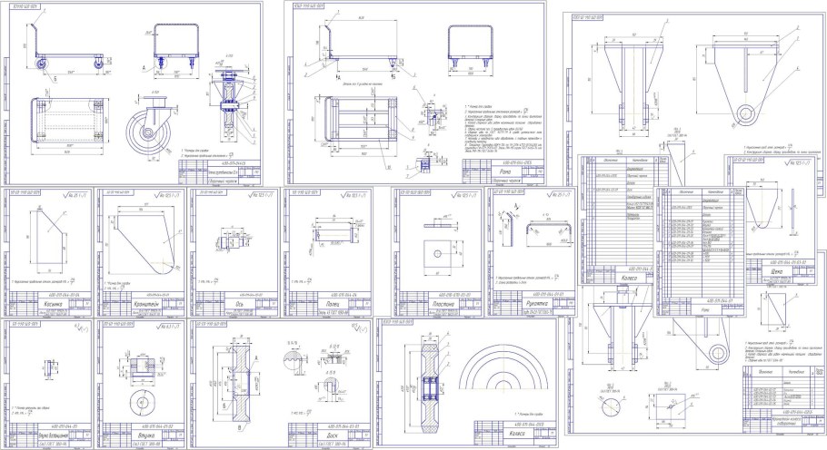 Самосвальный прицеп для мотоблока чертежи