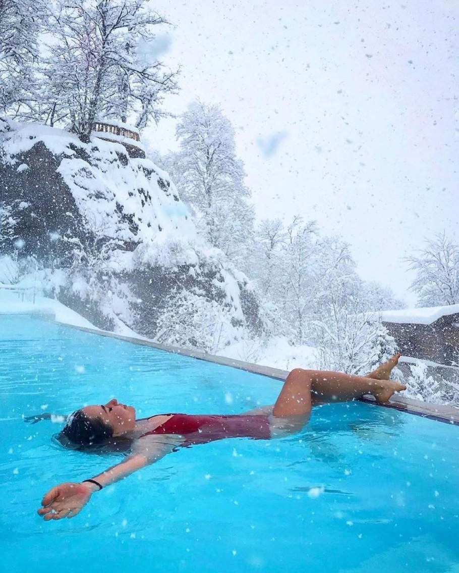 Красная Поляна Сочи термальный бассейн