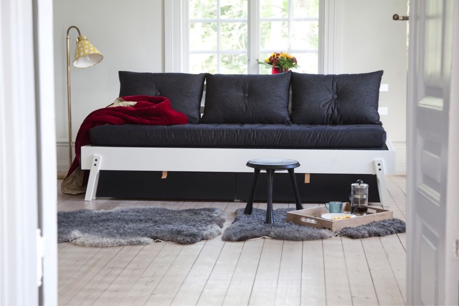 Кушетка с 2 матрасами/2 ящиками БРИМНЭС