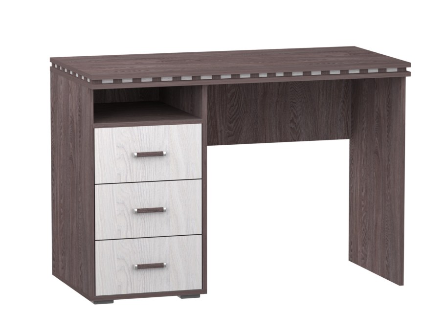 Ольга 13 стол письменный ясень Анкор темный/светлый Фант мебель