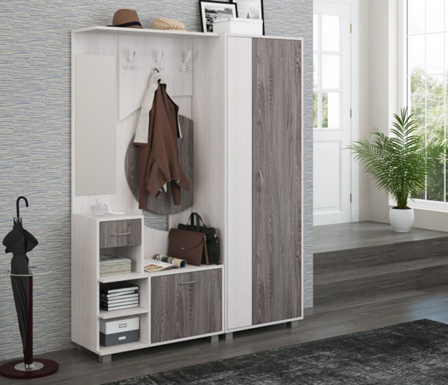 Прихожая Аврора , Анкор светлый/Анкор темный