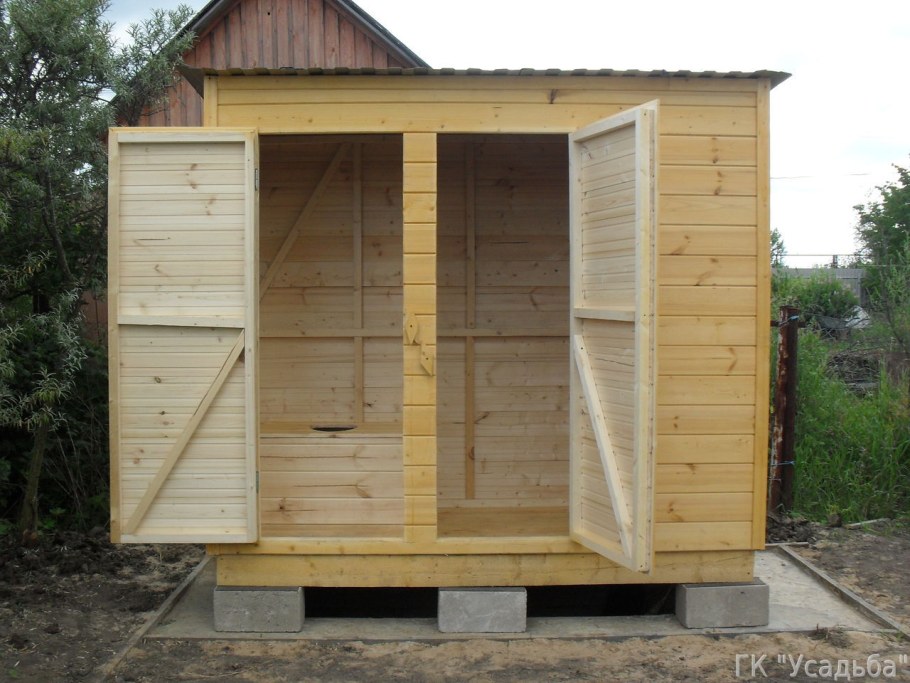 Туалет - душ - хозблок (размер 2-1,2-1,2 м)