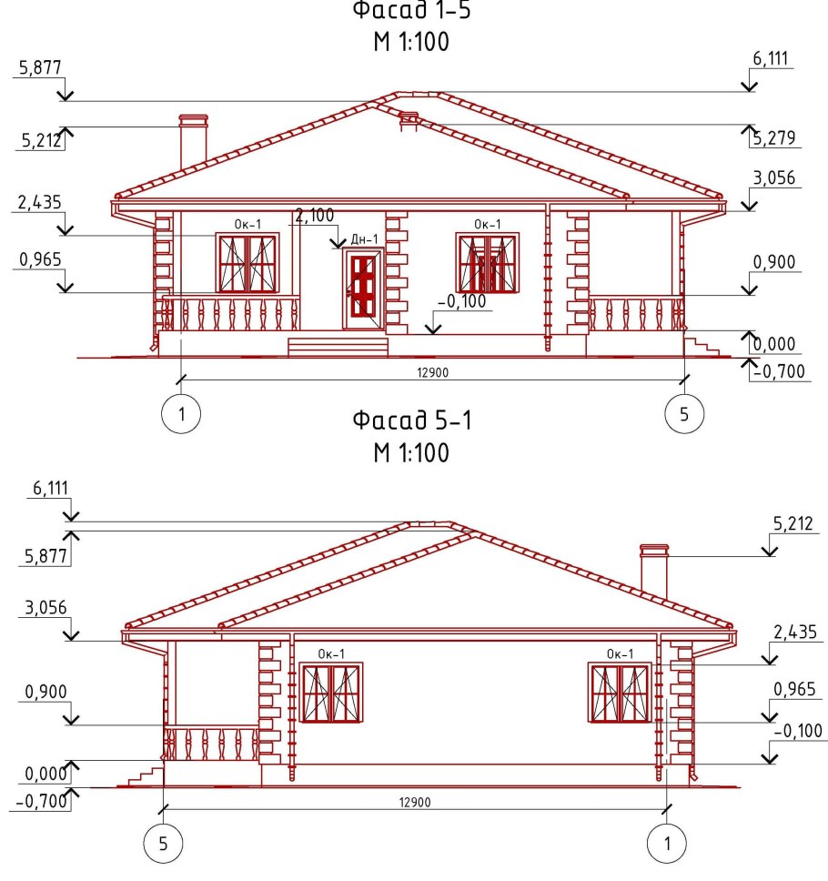 Типовые проекты одноэтажных домов