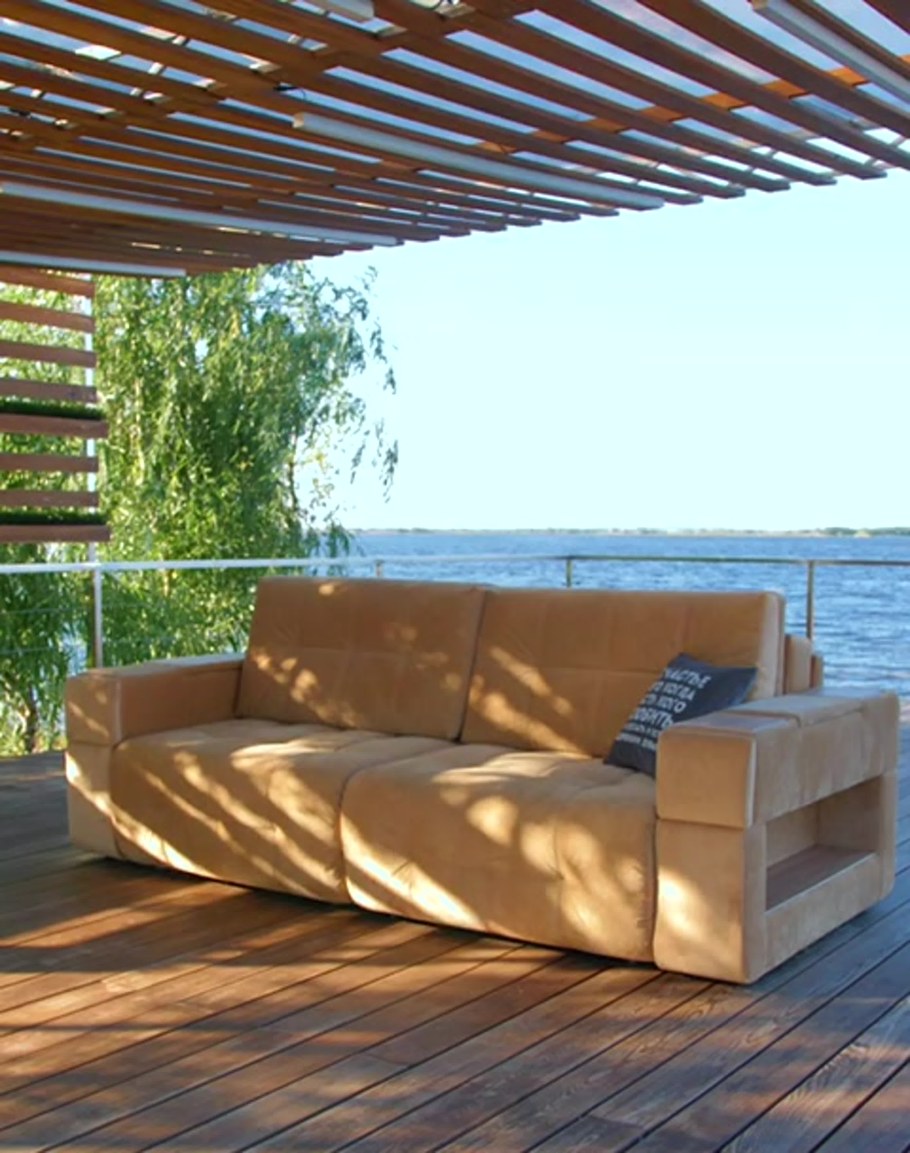 Диван Boss желтый