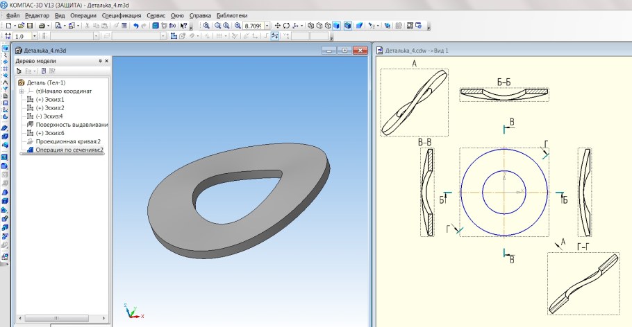 Муляж компаса