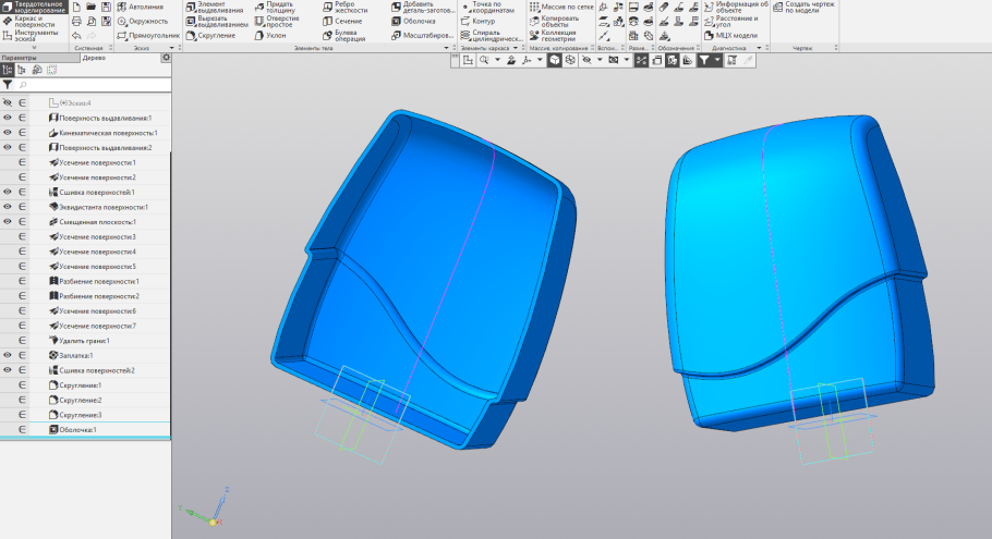 Планер в компас 3d