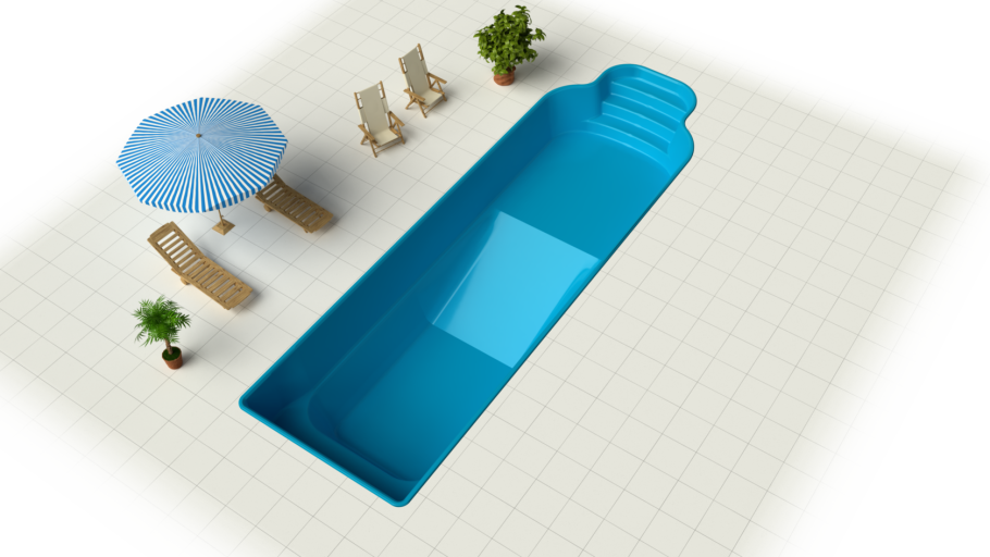 Слои в композитном бассейне