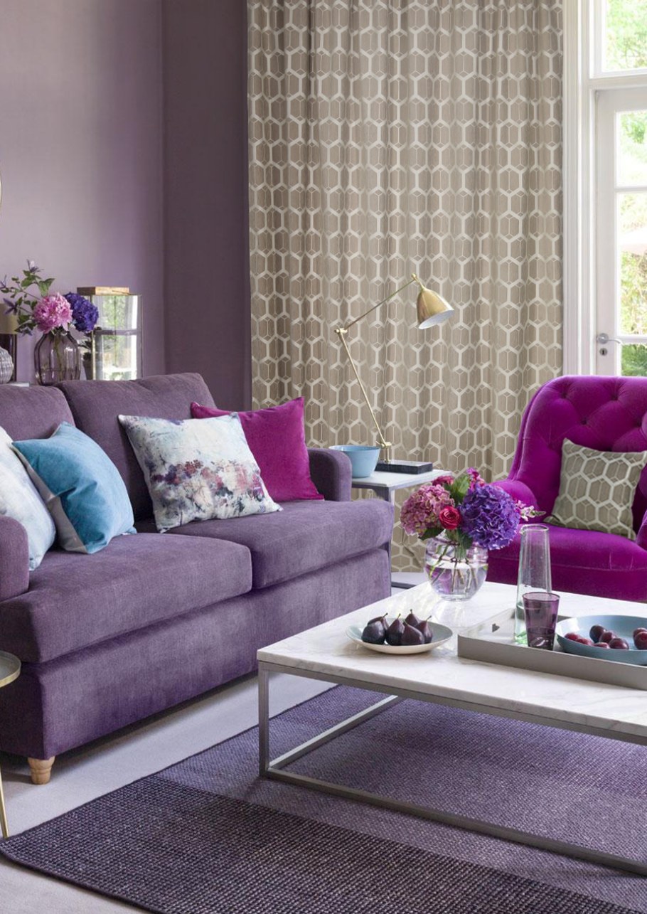 Фиолетовая гостиная
