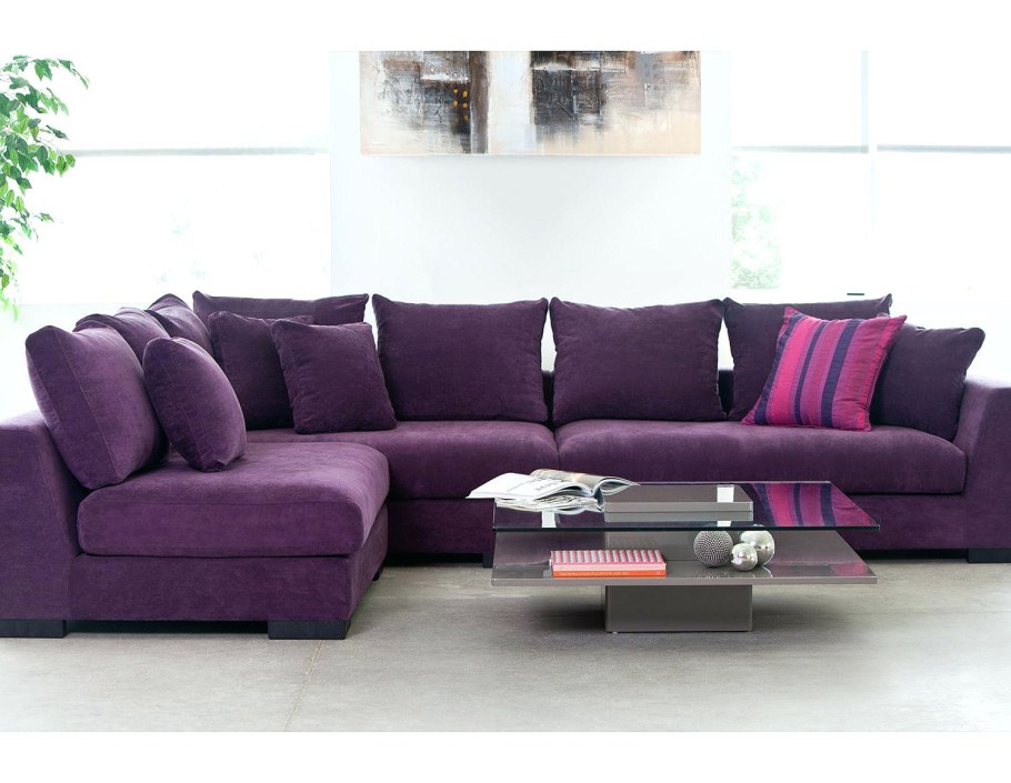 Желтый диван в интерьере