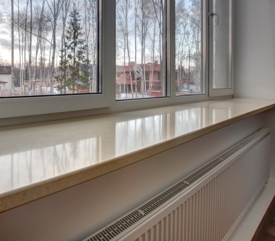 Подоконник кварцевый агломерат