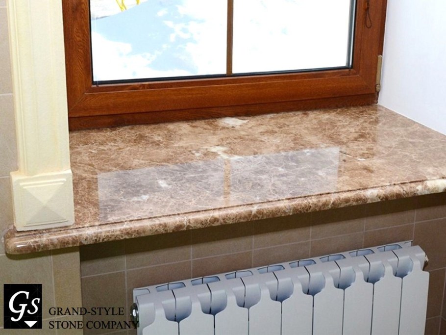 Литьевой мрамор подоконники