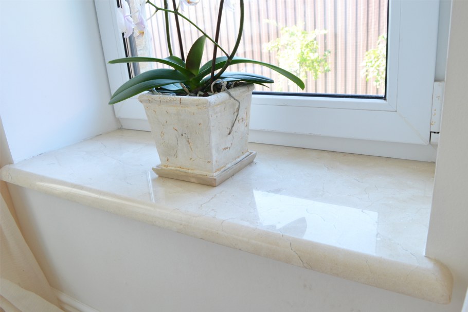 Подоконник из искусственного камня Sand Grey 002