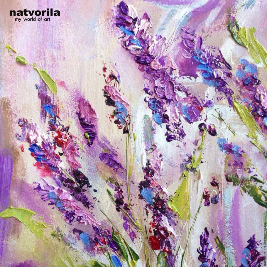 Картины с лавандой в интерьере