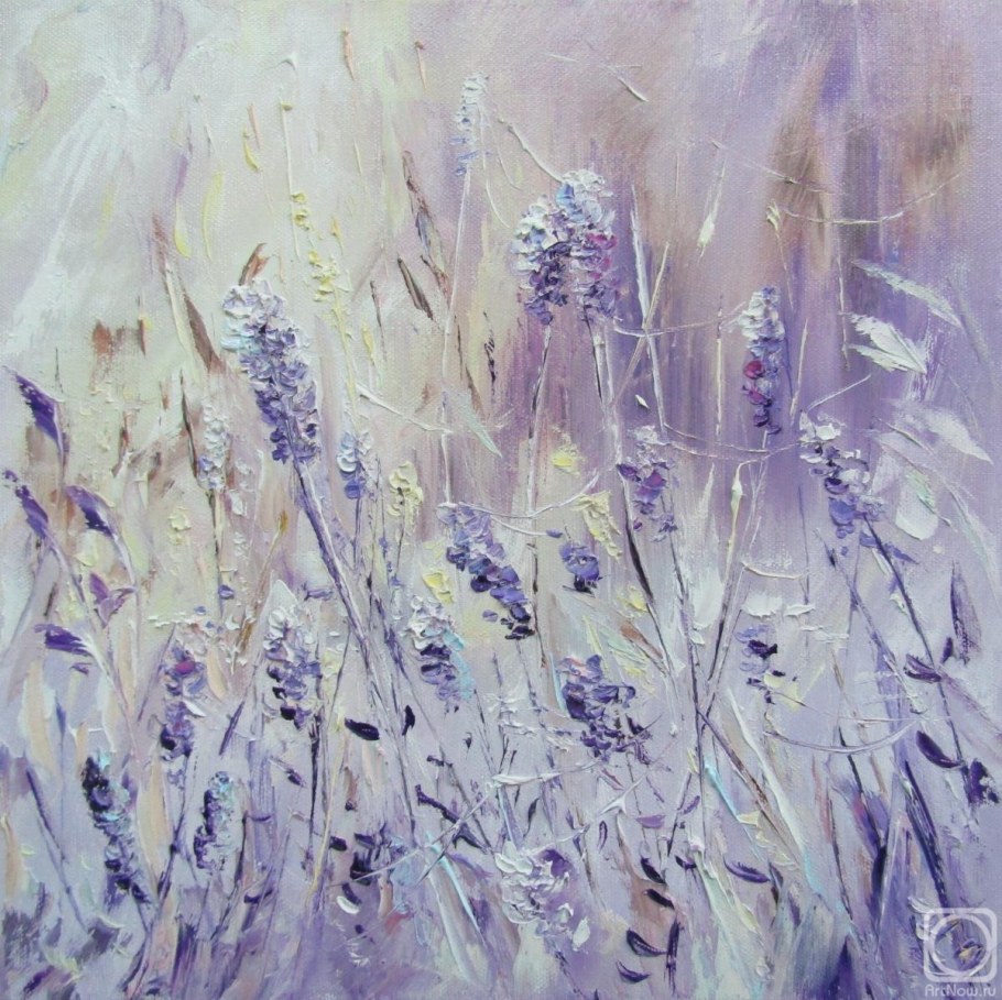Лаванда мастихином Импрессионизм