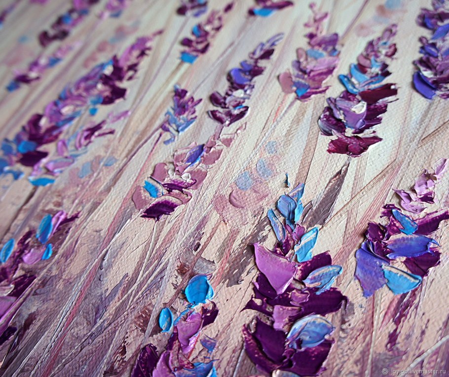 Картины с лавандой в интерьере