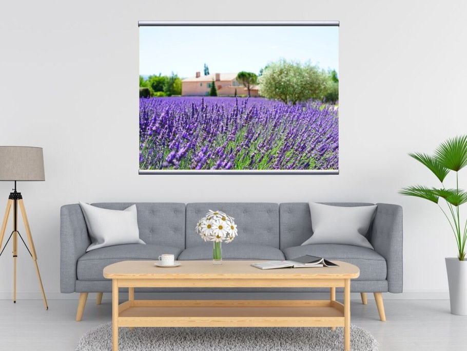 Картины с лавандой в интерьере