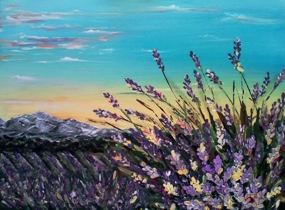 Постеры с лавандой в интерьере