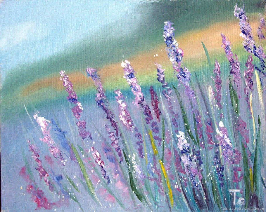 Тоскана пейзаж пастелиста