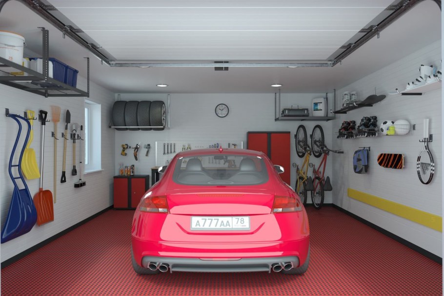 Гараж внутри