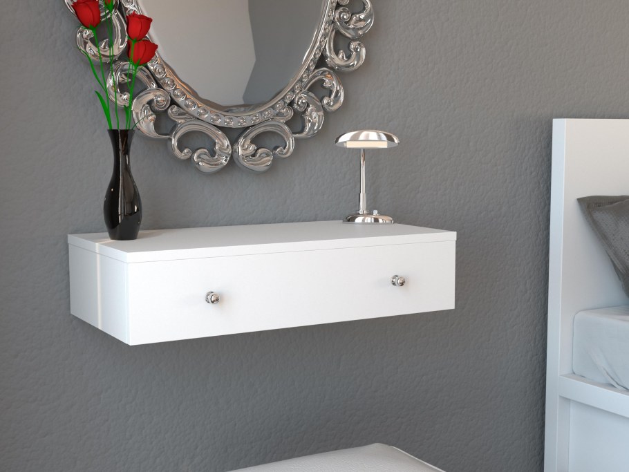 Подвесной туалетный столик в спальню