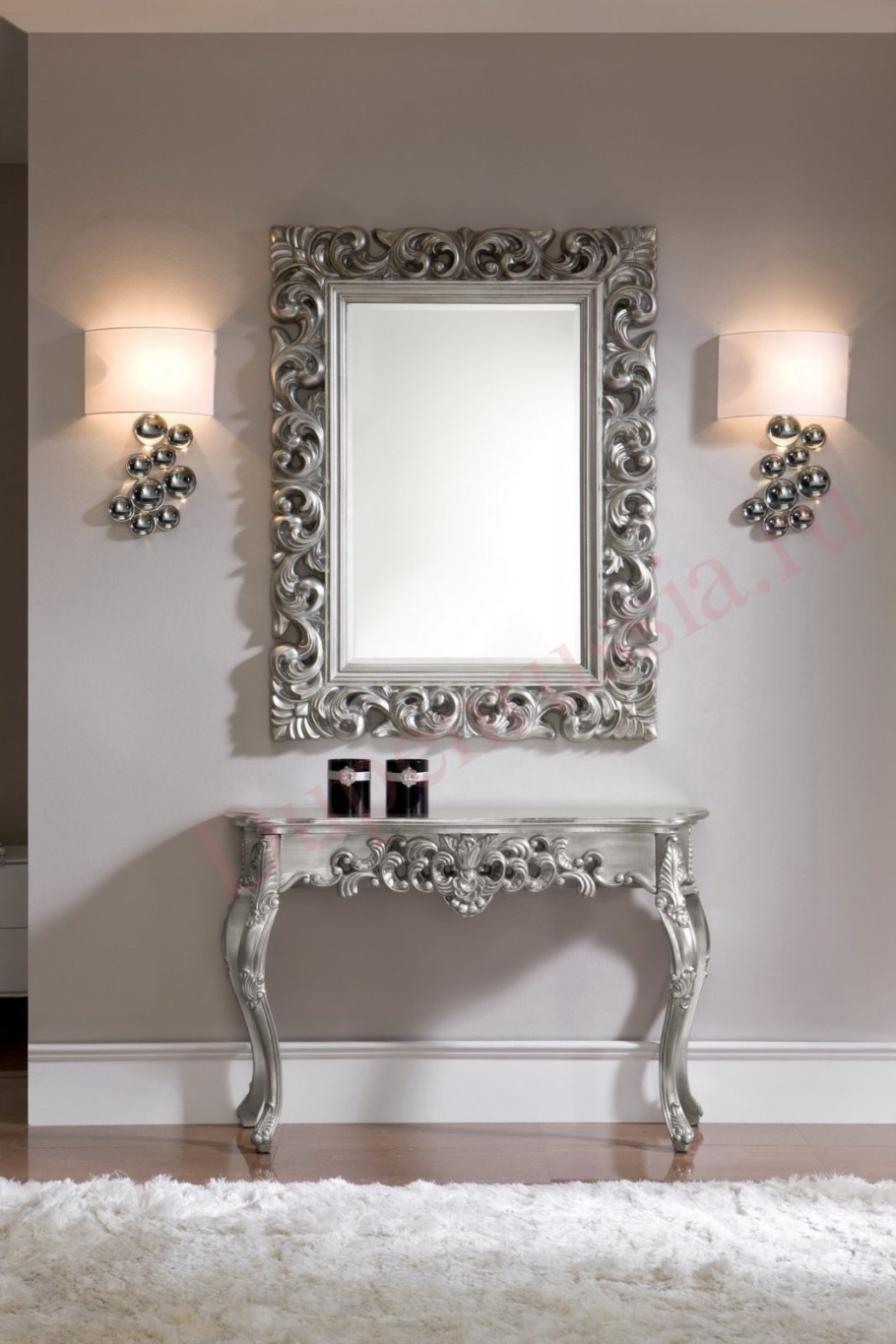 Консоль на кухню с полками