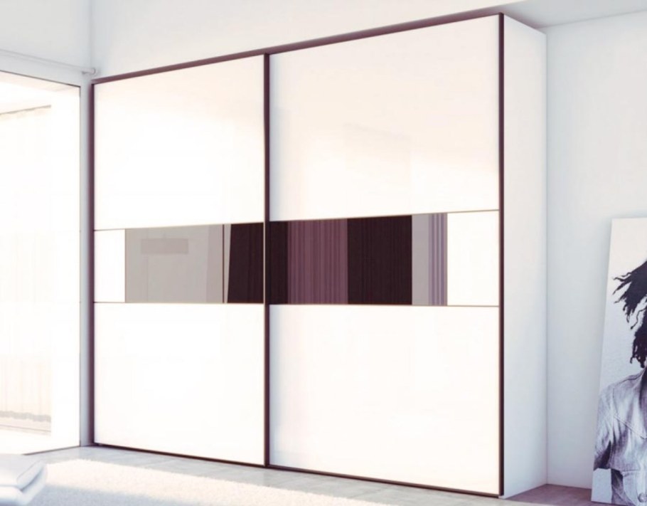 Шкаф купе лакобель белый