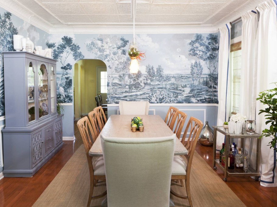 Фотообои в интерьере кухни