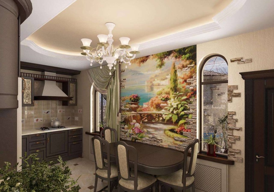 Фрески в современном интерьере Affresco