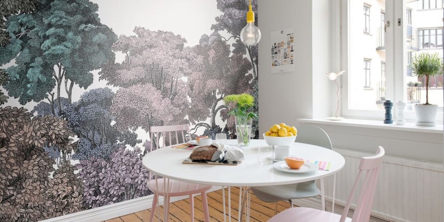 Фрески в интерьере кухни