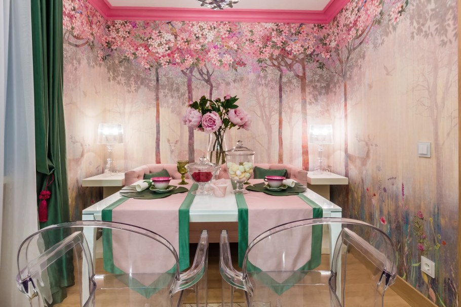 Аффреско фрески в интерьере