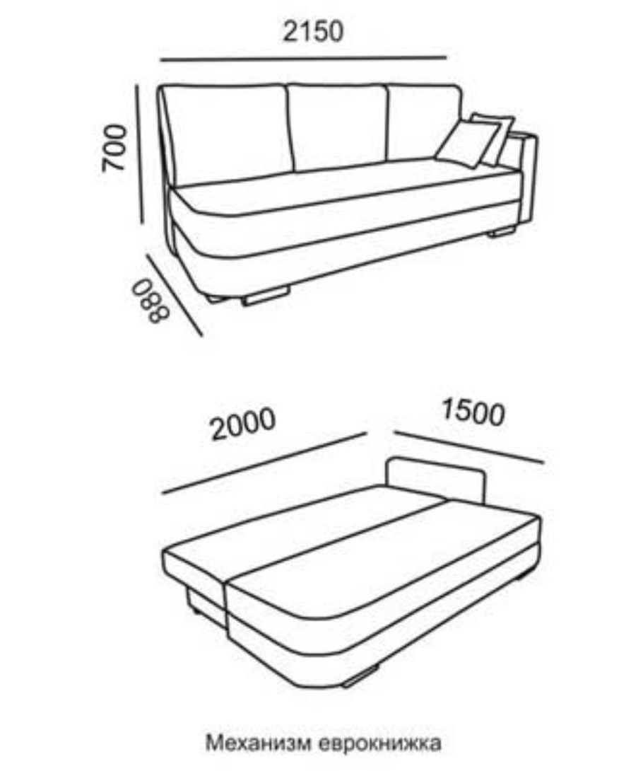 Схема сборки дивана еврокнижка