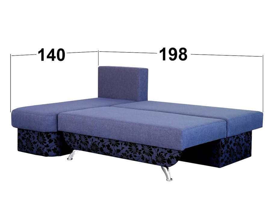 Диван Соренто еврокнижка Размеры