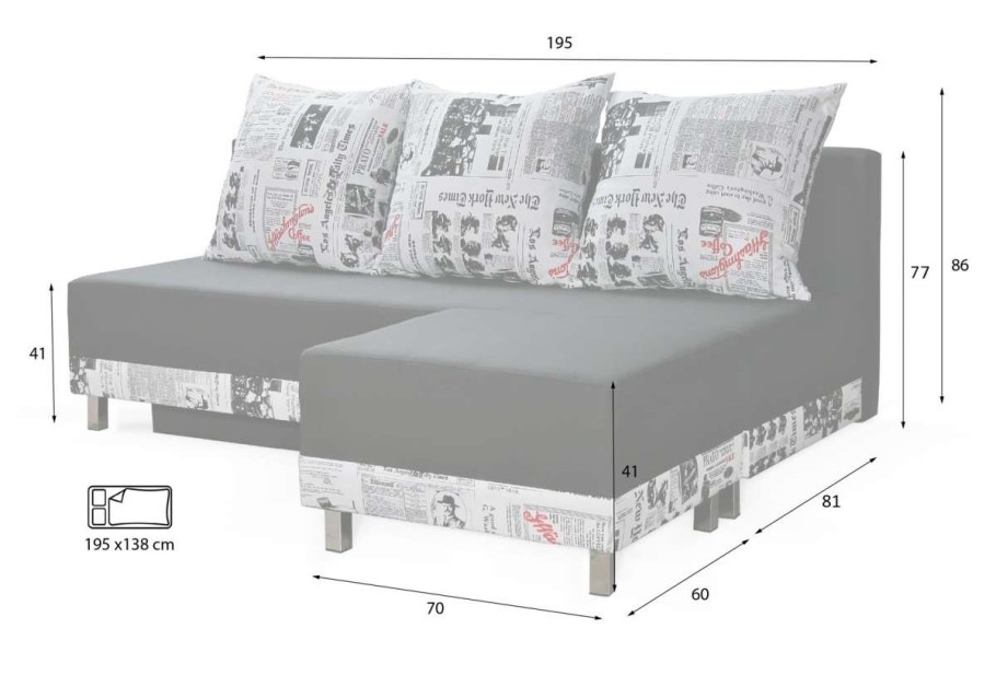Диван Стефани Сокруз габариты