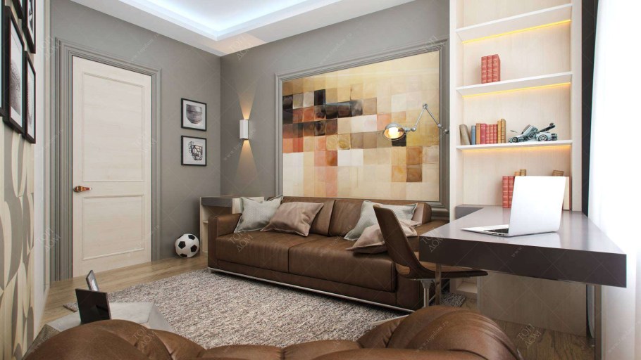 Спальня с диваном