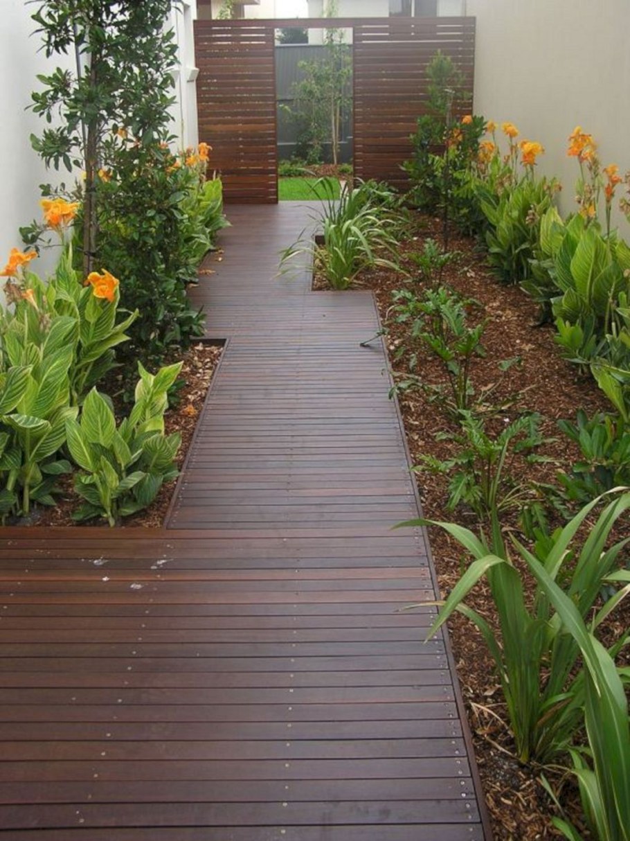 Садовые дорожки из дерева
