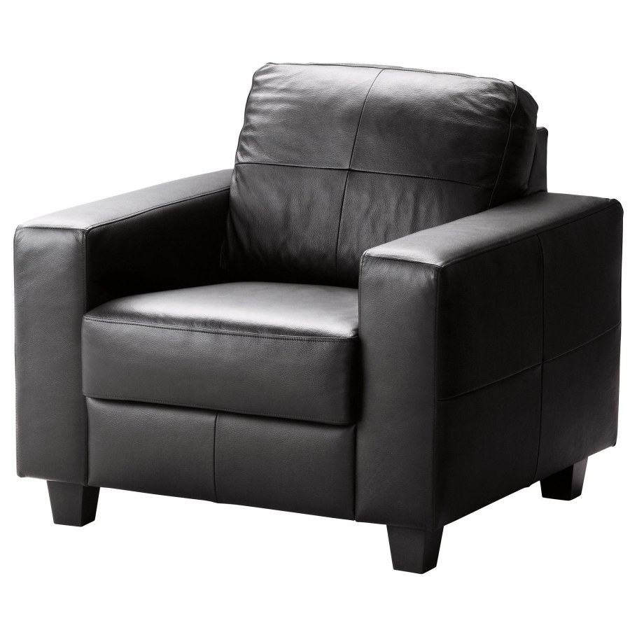 Кожаное кресло ikea